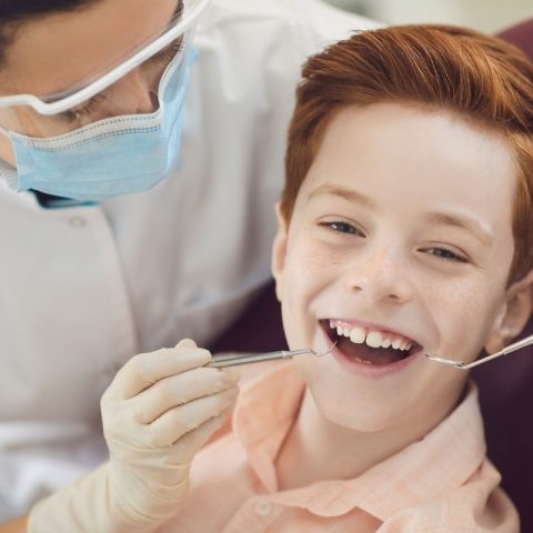 Boy Taking A Dental Treatment